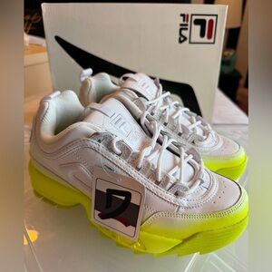 FILA Womans Disruptor 2 'Brights Fade' | White